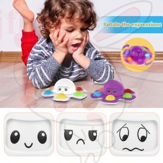 pop it fidget toy among us giá rẻ nhất Đồ chơi nhấn bong bóng hình chú bạch tuột thu quay đầu thay đổi khuôn mặt