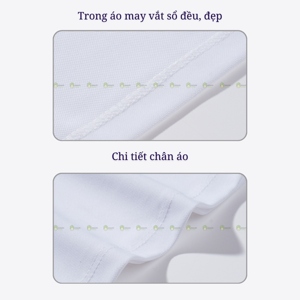 Bộ Quần Áo Cho Bé Trai YESTNE Áo Polo In Ngực Quần Jeans, Đồ Bộ Cho Bé Mặc Đi Học, Đi Chơi CK33