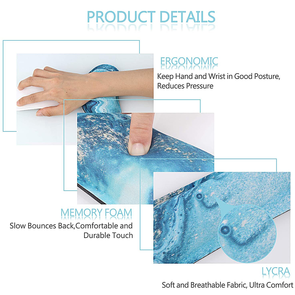 Tấm Lót Chuột Chống Trượt Có Đệm Kê Tay Tiện Dụng