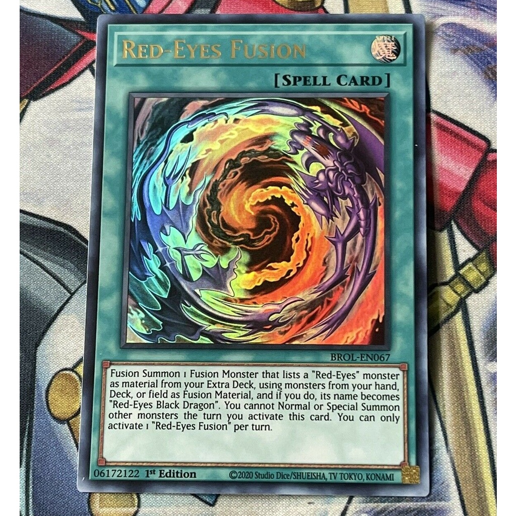 Bài Yugioh - Red Eyes Fusion (Ultra Rare) # Dung Hợp Red Eyes Black Dragon