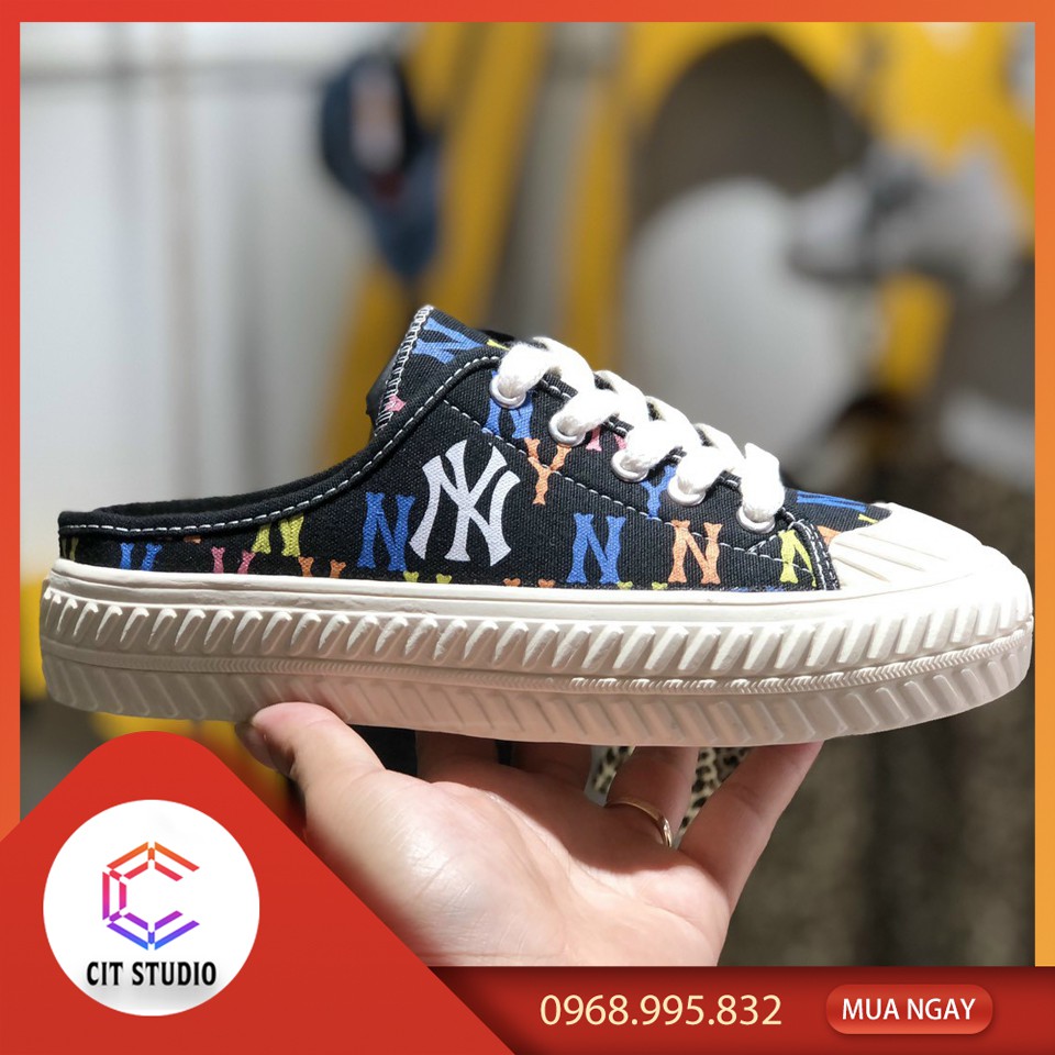 [Ảnh thật] Giày NY đạp gót monogram [HỖ TRỢ ĐỔI TRẢ] | BigBuy360 - bigbuy360.vn