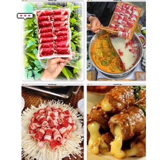 Ba chỉ bò cuộn 500gr | lẩu hoặc nướng | giao siêu tốc hcm