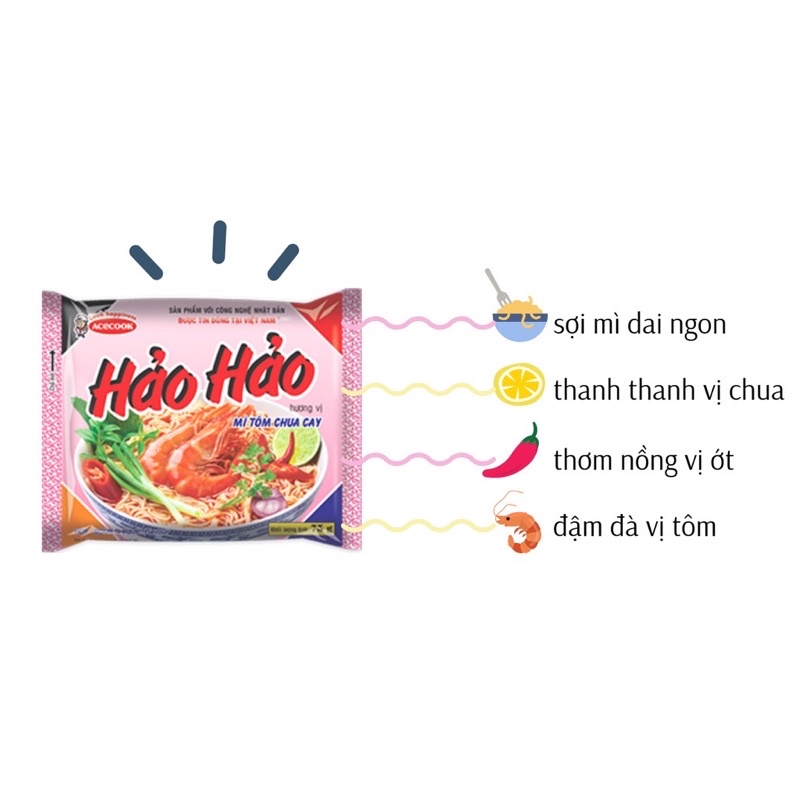 10 gói mì hảo hảo