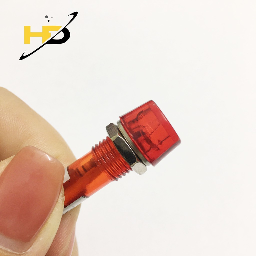 Gói 5 Con Đèn Báo Tín Nhiệu Nguồn 220V 10mm Màu Đỏ