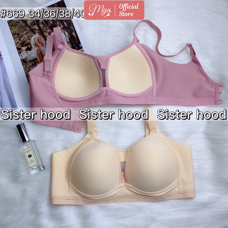 Áo lót nữ bản to - có sai lớn đệm mỏng quả sâu nâng đẩy ngực chống xệ 669 MYN_UNDERWEAR