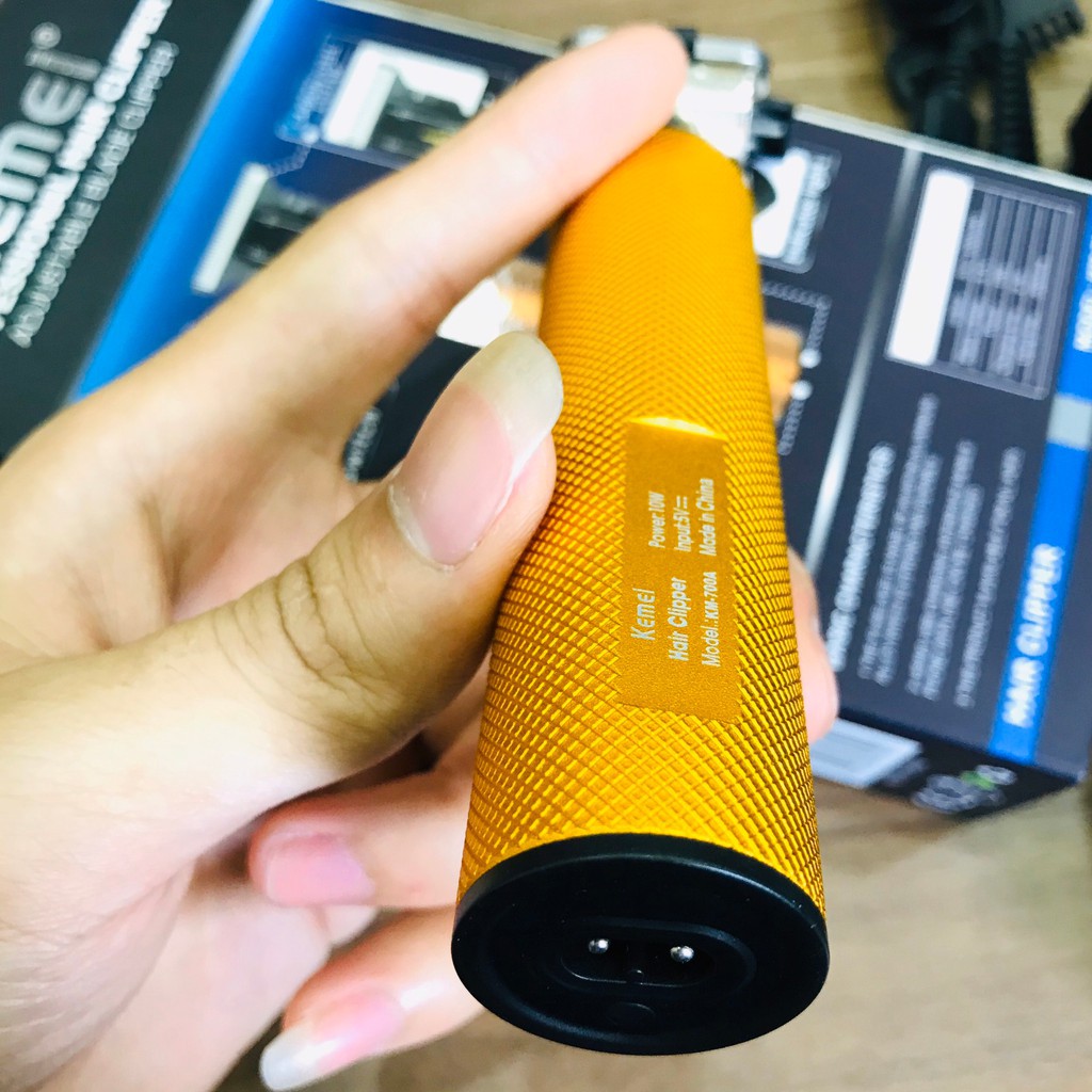 Tông Đơ Tạo Kiểu Và Chấn Viền Cắt tóc Kemei KM 700A Pin 1200mAh,Tông đơ cắt tóc chuyên nghiệp Kemei KM 707A