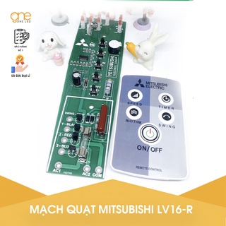 Mạch điều khiển quạt mitsubishi lv-16r, điều khiển quạt từ xa, điều khiển quạt