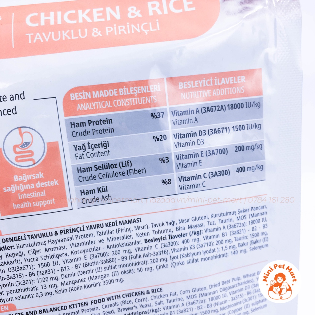 Thức ăn cho mèo con REFLEX HIGH QUALITY 2kg - Vị thịt gà