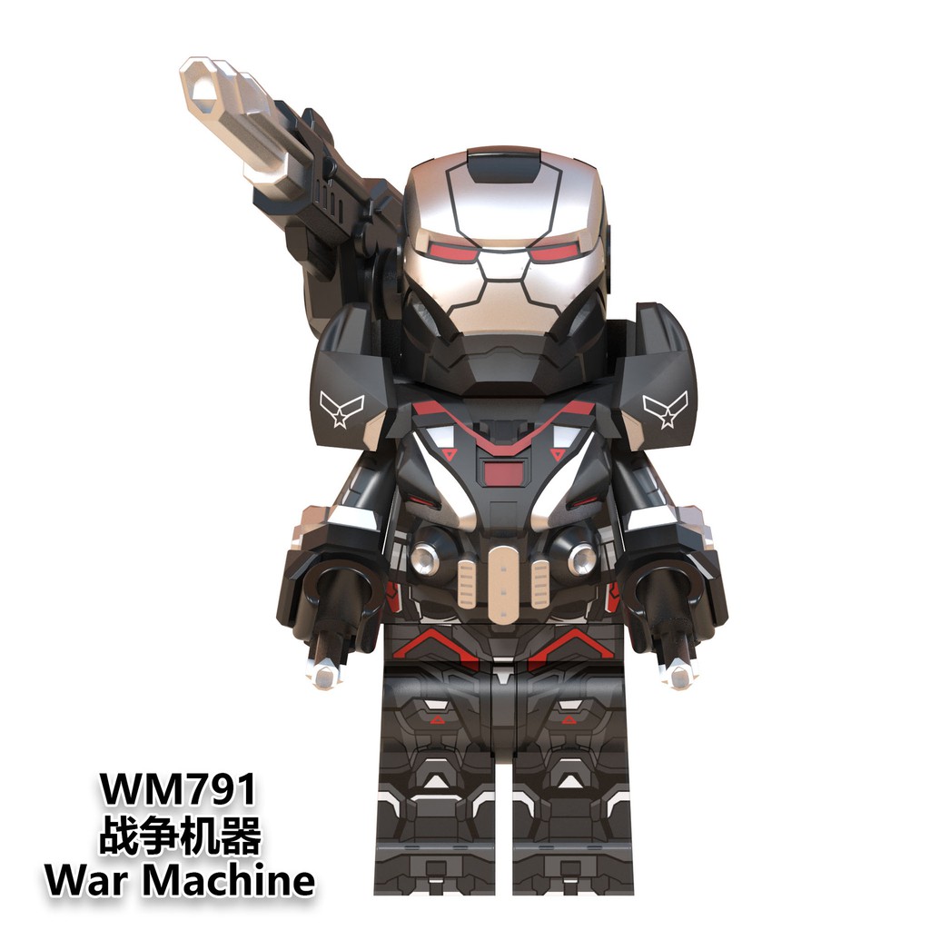 Minifigures Marvel DC Các Mẫu Nhân Vật Thanos Ironman Black Panther War Machine Doctor Stranger WM6072