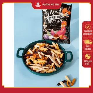 KHOAI SẤY CAO  CẤP GIÒN TAN ĐỦ VỊ - HÃNG BA CON SÓC | VƯƠNG PHỦ TỈNH