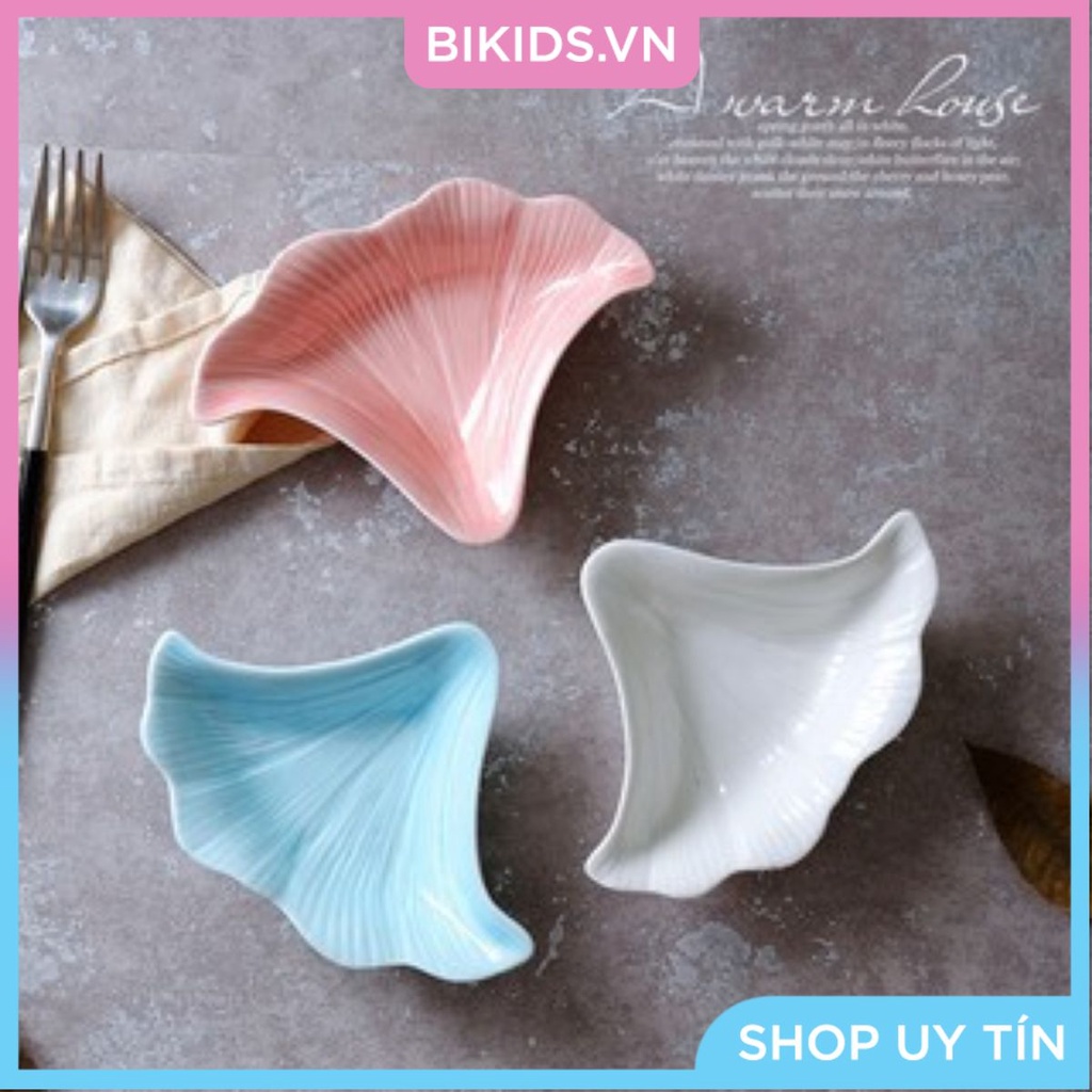 Đĩa ăn dặm hình hoa loa kèn 10cm