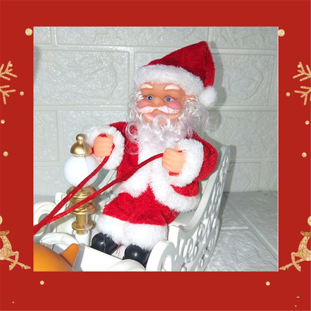 BEBETTERM Ông Già Noel / Tuần Lộc Điện Tử Phát Nhạc Sáng Tạo Trang Trí Giáng Sinh