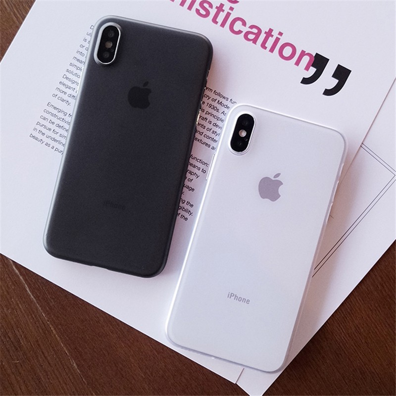 Simple transparent ultra-thin phone case for iPhone 6 6s 7 8 Plus X Xr Xs Max 11 Pro max