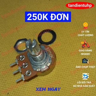 5 CHIẾC CHIẾT ÁP, BIẾN TRỞ (TRIẾT ÁP) ĐƠN - ĐÔI-KÉP 15MM KÈM ỐC VẶN VÀ LÓT : 1K, 2K, 5K, 10K, 20K, 50K, 100K, 250K, 500K