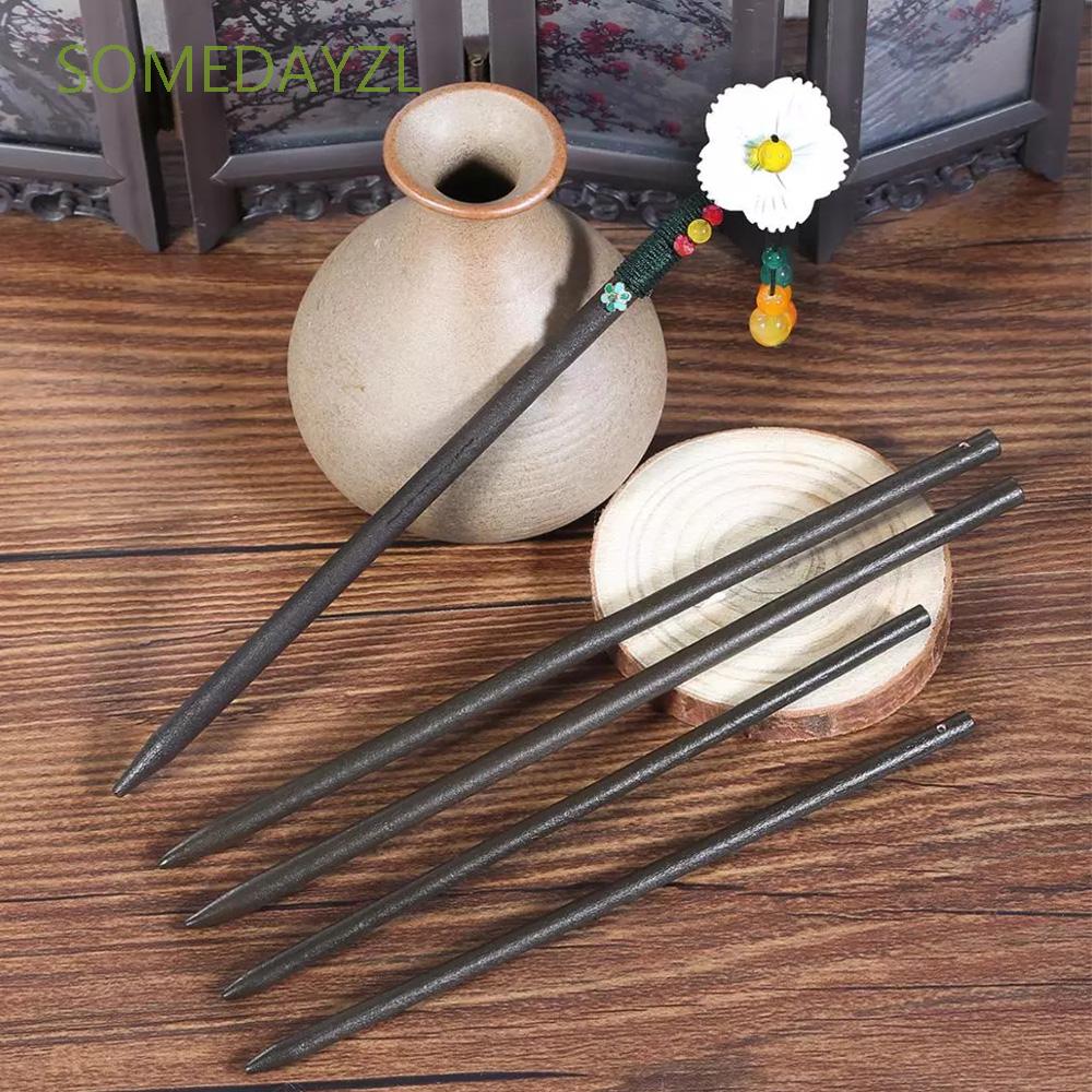 Bộ 5 Cây Trâm Cài Tóc Bằng Gỗ Phong Cách Trung Hoa Kích Thước 18/15cm