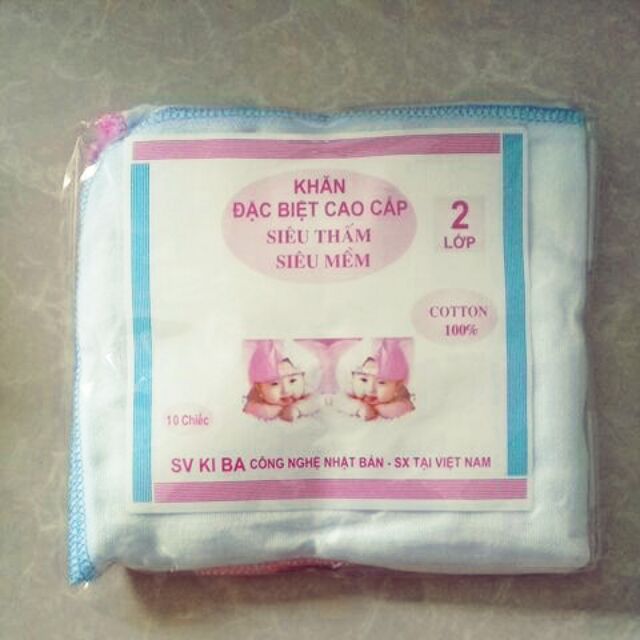 10 Khăn xô 2 lớp cho bé