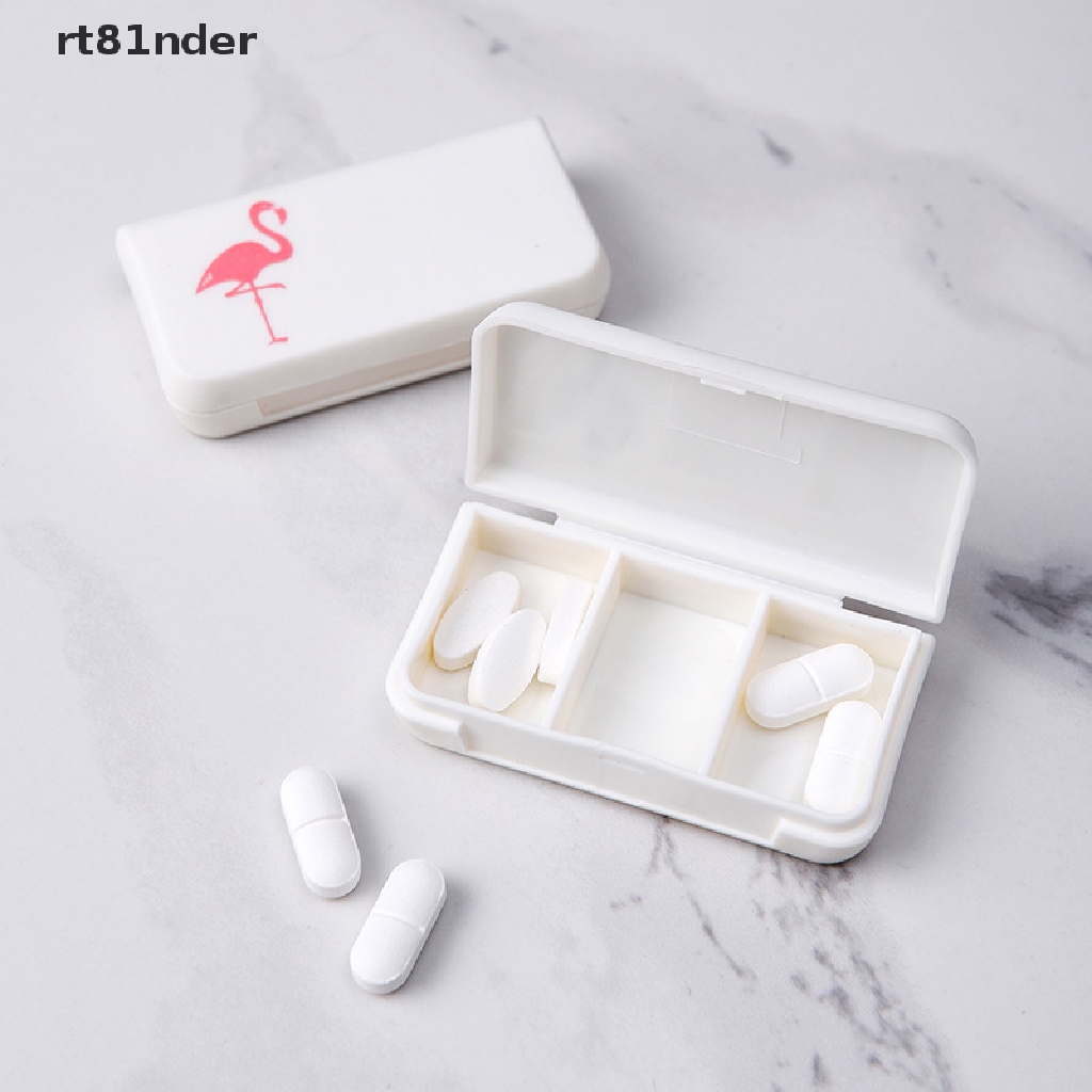 [Hàng mới về] Hộp đựng thuốc mini 3 ngăn tiện lợi mang đi du lịch