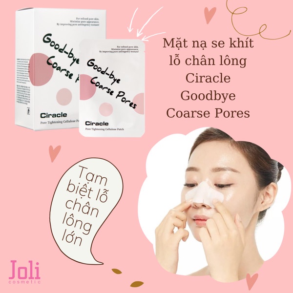 Mặt Nạ Ciracle Goodbye_Blackhead và Coarse Pores