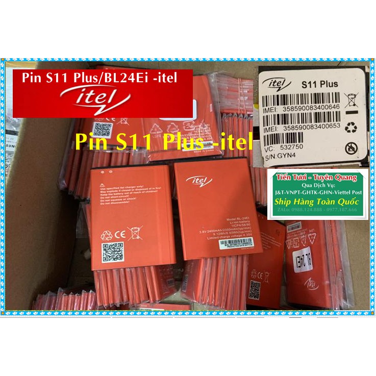 Pin S11 Plus -BL24Ei -itel (Mới)
