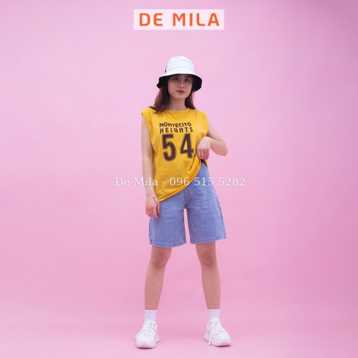 Áo Tank Top Cá Tính De Mila cao cấp, Áo Ba Lỗ Siêu Hot mùa hè, Hàng Loại 1 AVT032 | BigBuy360 - bigbuy360.vn