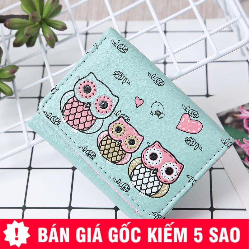 Ví Ngắn 3 Em Cú Mèo Siêu Xinh