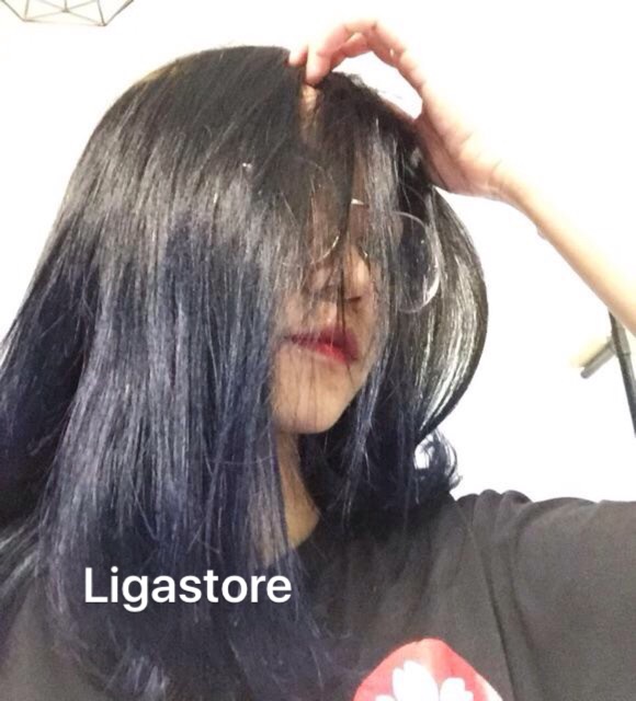 Thuốc nhuộm tóc xanh dương đen khói + tặng kèm trợ dưỡng | BigBuy360 - bigbuy360.vn