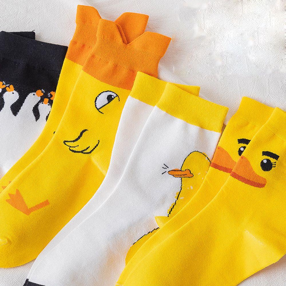 Vớ Cotton Giữ Ấm Thoáng Khí Họa Tiết Hoạt Hình Dễ Thương Cho Bé Trai