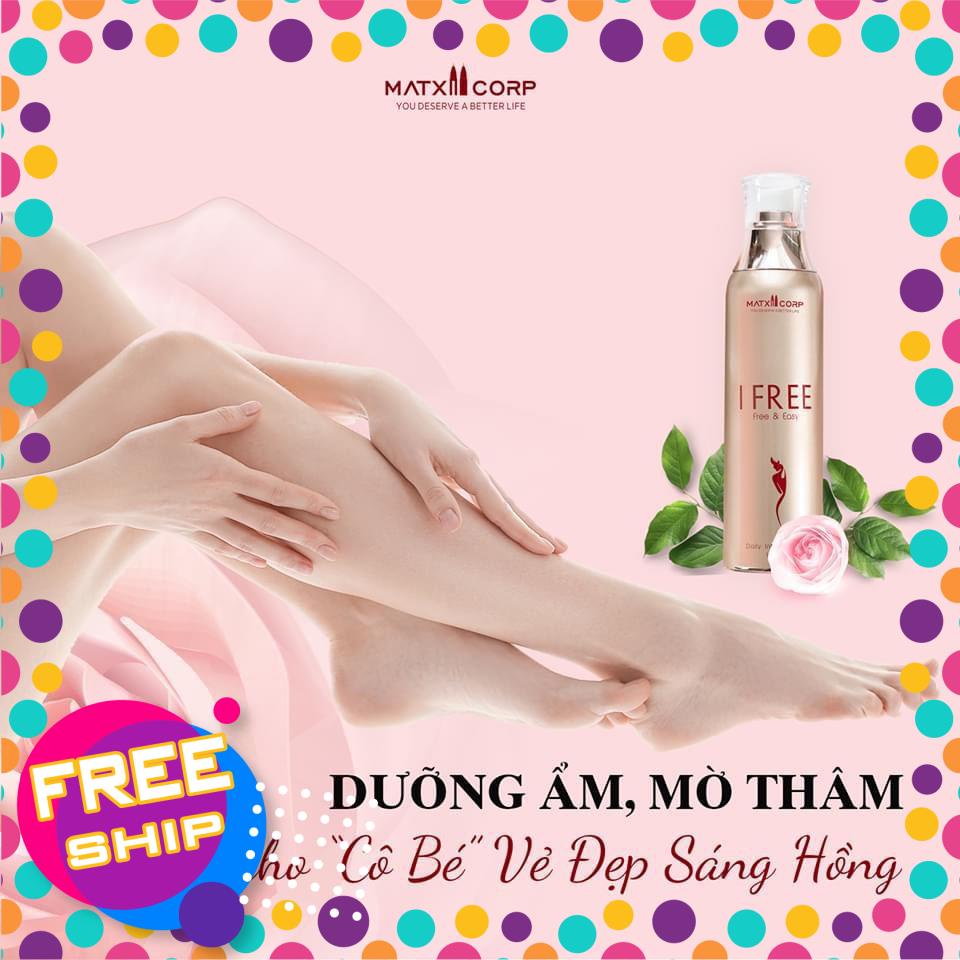 Bộ sản phẩm dung dịch vệ sinh Ifree và nước hoa vùng kín Jeun