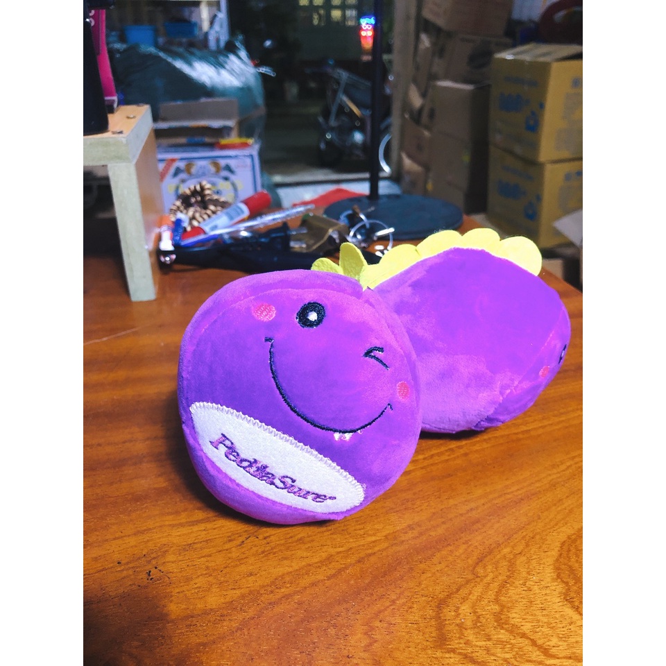 Thú bông lục lạc màu tím pudia sure