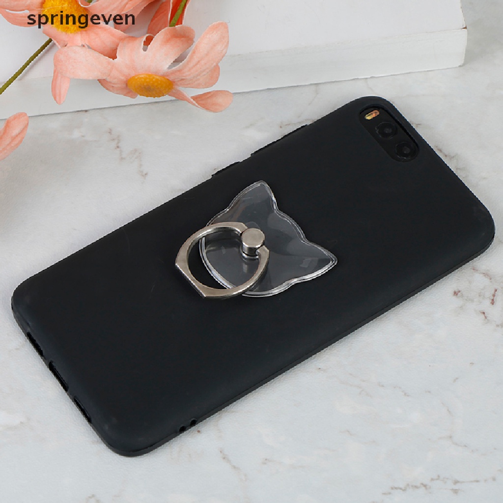 springeven Clear mount holder mobile phone holder stand finger ring support desk cell phone RFT