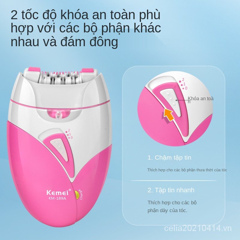 [Hàng mới về] Máy tẩy lông mặt chạy điện sạc bằng cổng usb tiện dụng