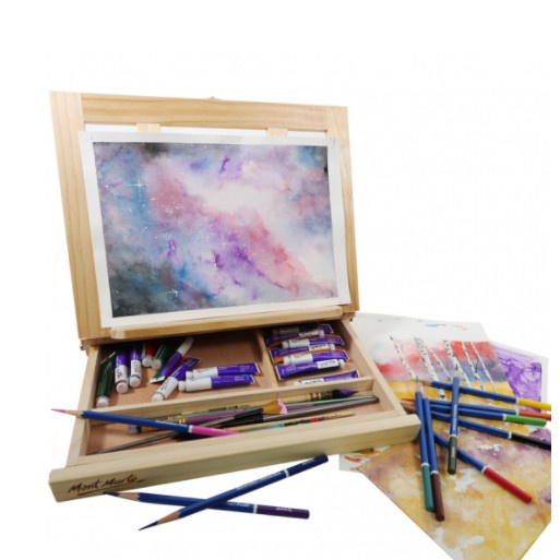 Giá vẽ để bàn có ngăn kéo Mont Marte-MEA0023 - SUGI ART SHOP