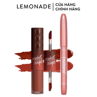 Combo Lemonade Son Perfect Couple Lip Fashionistar 8g và Bút kẻ mắt SuperNatural Eyeliner 1g