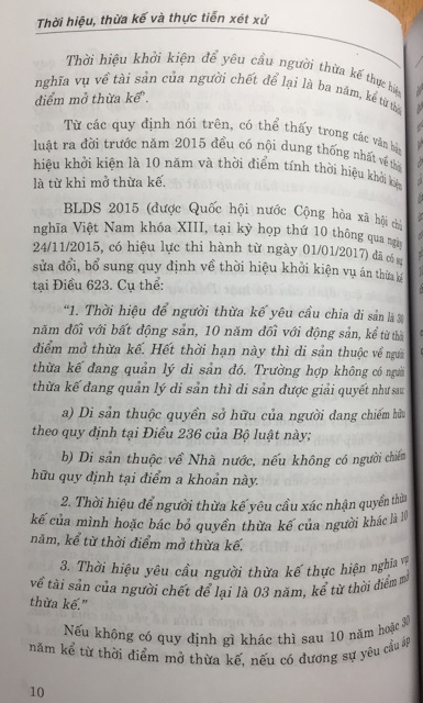 Sách - Thời hiệu, thừa kế và thực tiễn xét xử