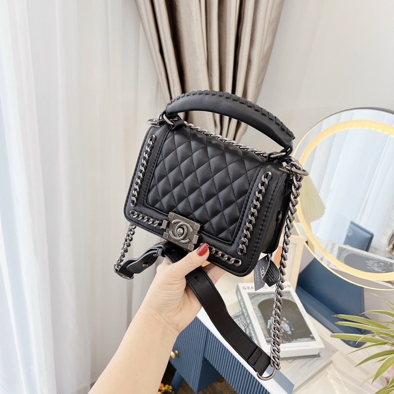 Túi Boii xích size 20, 25 có quai xách chất đẹp(không hộp)
