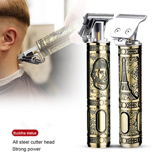 Professional Men's Hair Trimmer Clipper 0mm Baldheaded Cutter Beard Shaving Precision Finishing Hair Cutting Machine