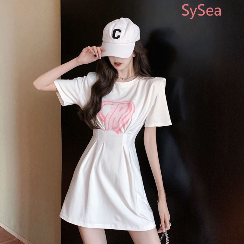 Đầm In Họa Tiết Thời Trang Mùa Hè Pháp Cho Nữ