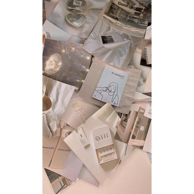 Aesthetic Sticker Set - 40 tấm