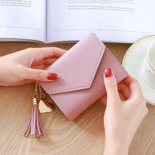 Ví cầm tay da nữ mini tua rua