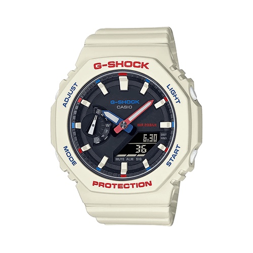 Đồng hồ nam/nữ Casio G-Shock GMA-S2100WT-7A1 custom AP Royal Oak, SILVER X RED BLUE, hàng chính hãng, bảo hành 05 năm
