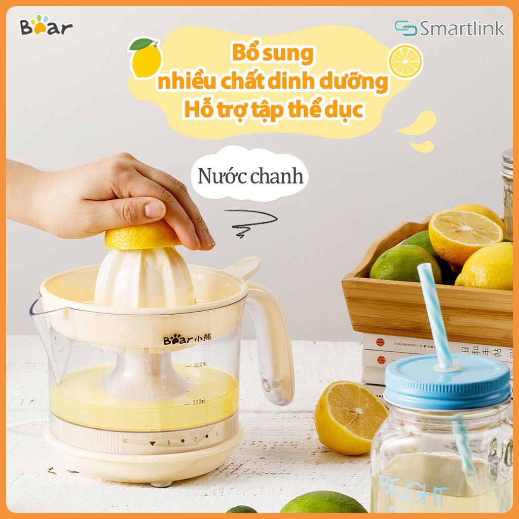 [Mã ELHA22 giảm 5% đơn 300K] Máy vắt cam Bear 400ml CZJ-A04B1- Hàng Chính Hãng Bảo hành 18 tháng