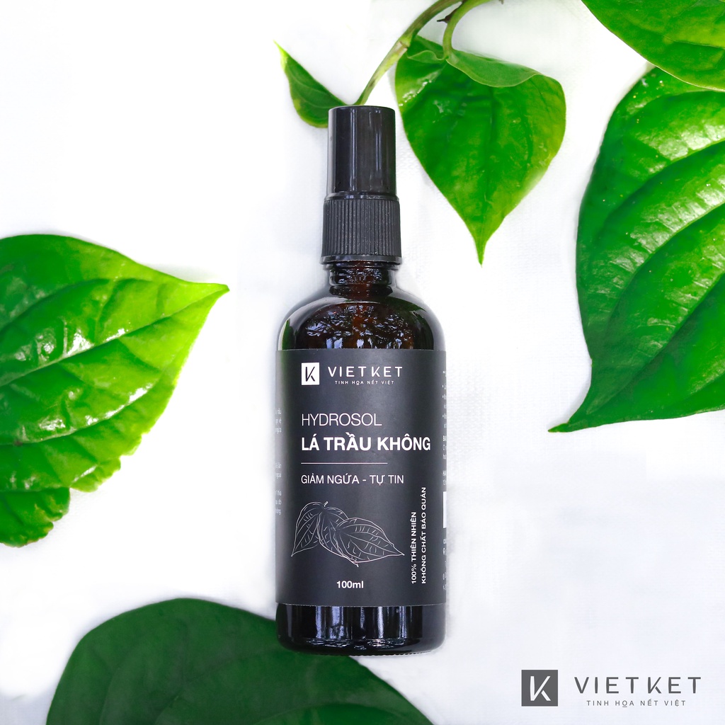 Hydrosol Trầu Không (100ml) - Bí quyết giữ gìn vệ sinh vùng kín cho phụ nữ.