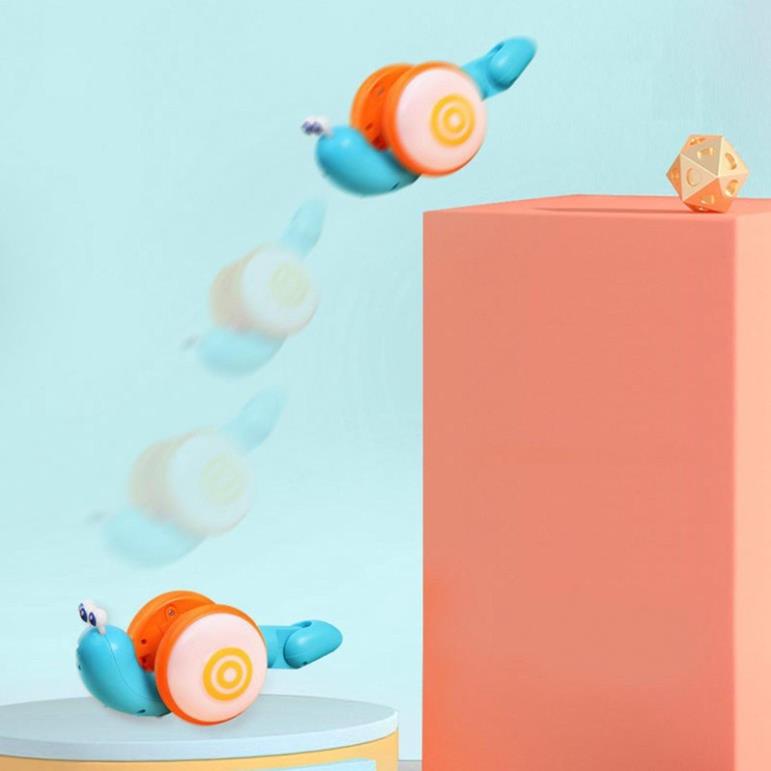 Đồ chơi ốc sên chạy pin phát nhạc và đèn - Đồ chơi con thú dắt bộ chạy pin Ticktoys