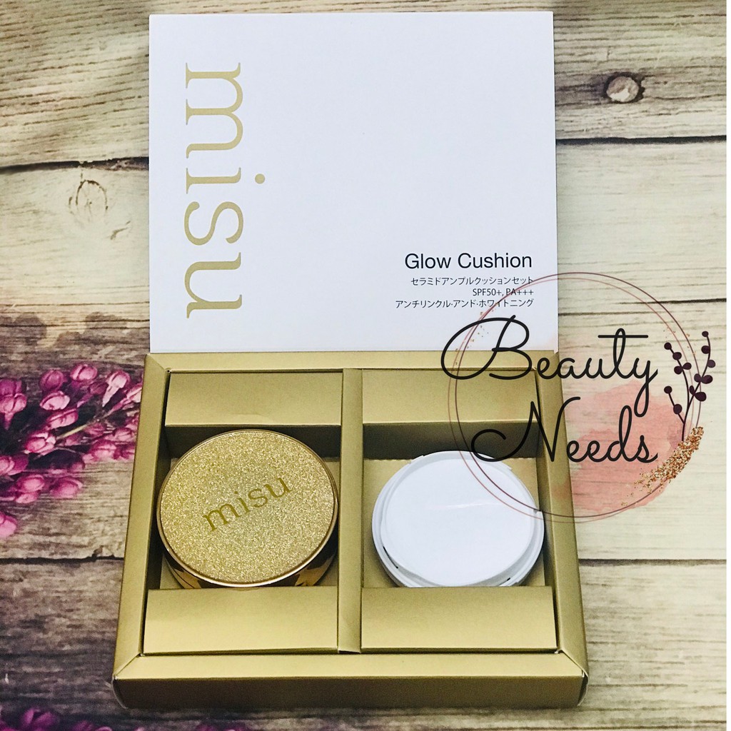 Phấn Misu Glow Cushion (phấn xuất Nhật) kèm lõi