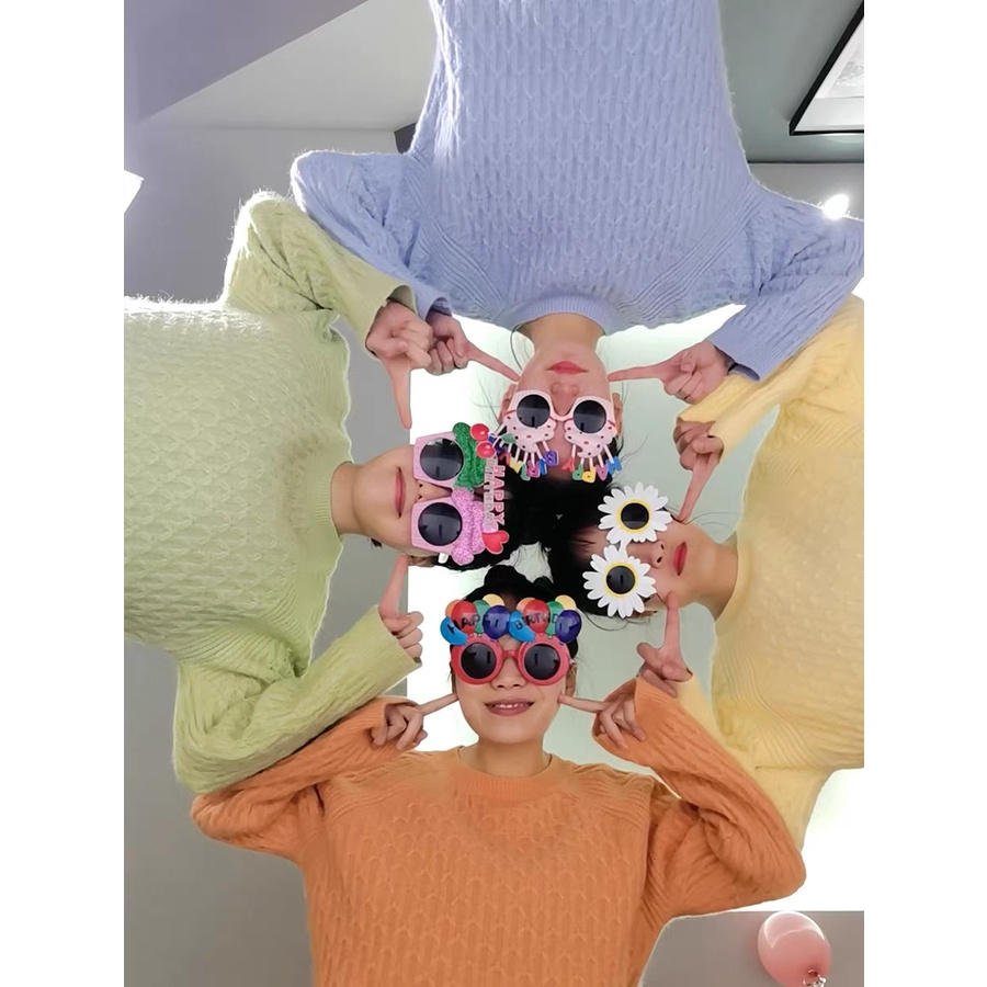 Kính sinh nhật vui nhộn mắt kính happy birthday phụ kiện sinh nhật HAPPYKID KSN