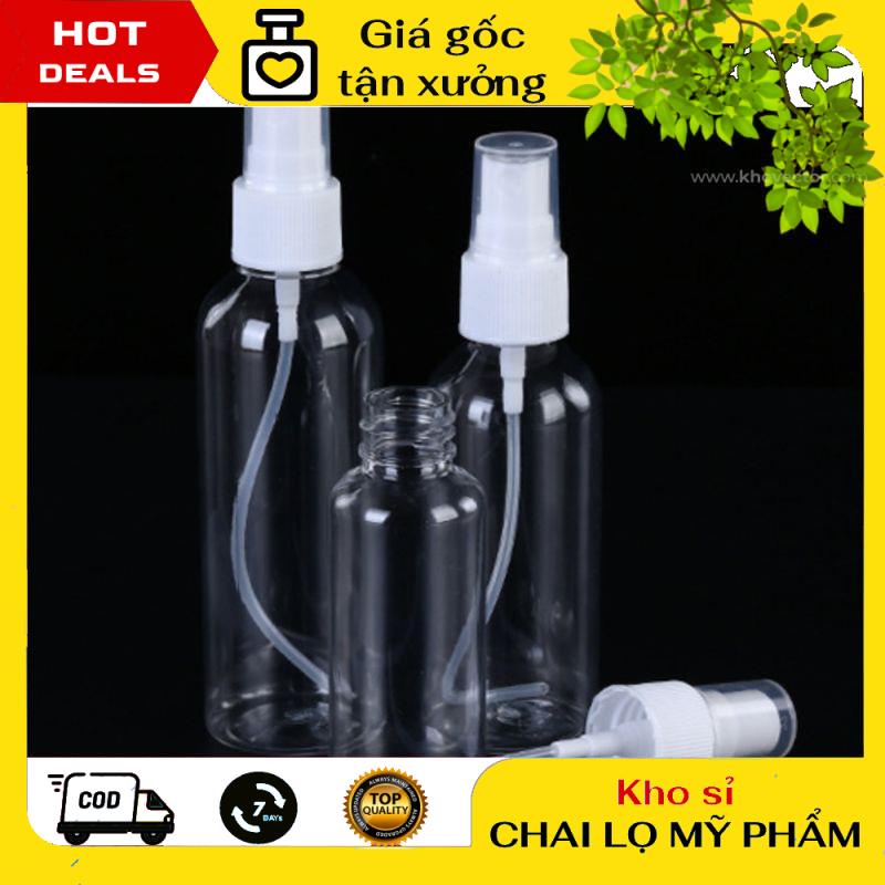 Chai Xịt Phun Sương ❤ GIÁ TẬN GỐC ❤ Chai xịt phun sương 50ml/100ml/30ml/20ml/10ml chiết mỹ phẩm , phụ kiện du lịch