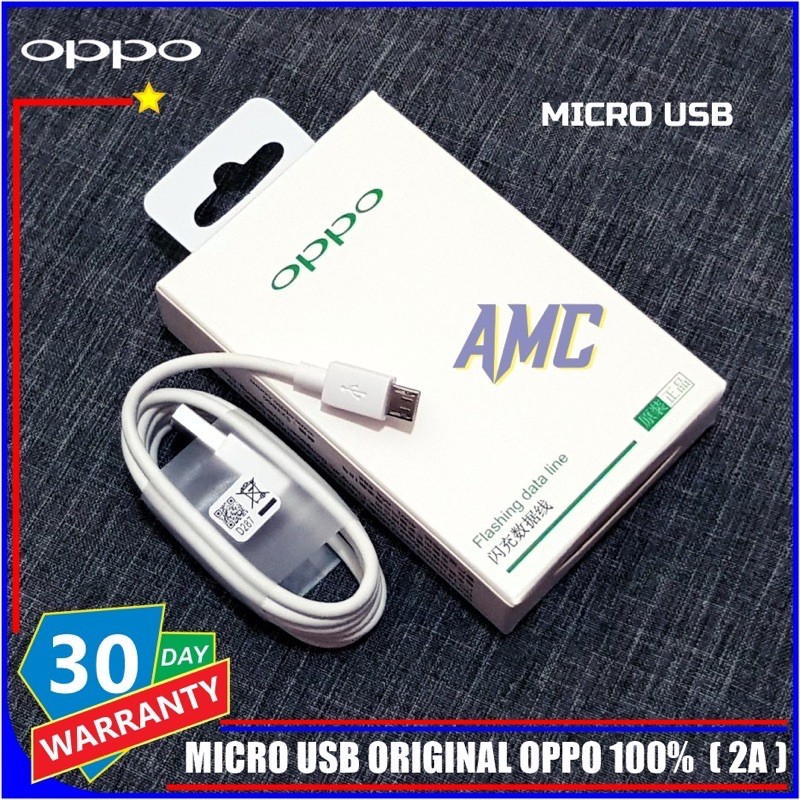 Dây Cáp Sạc Nhanh 100% Micro Usb 2a Cho Oppo A3s A5s A7 F3 F7 F9