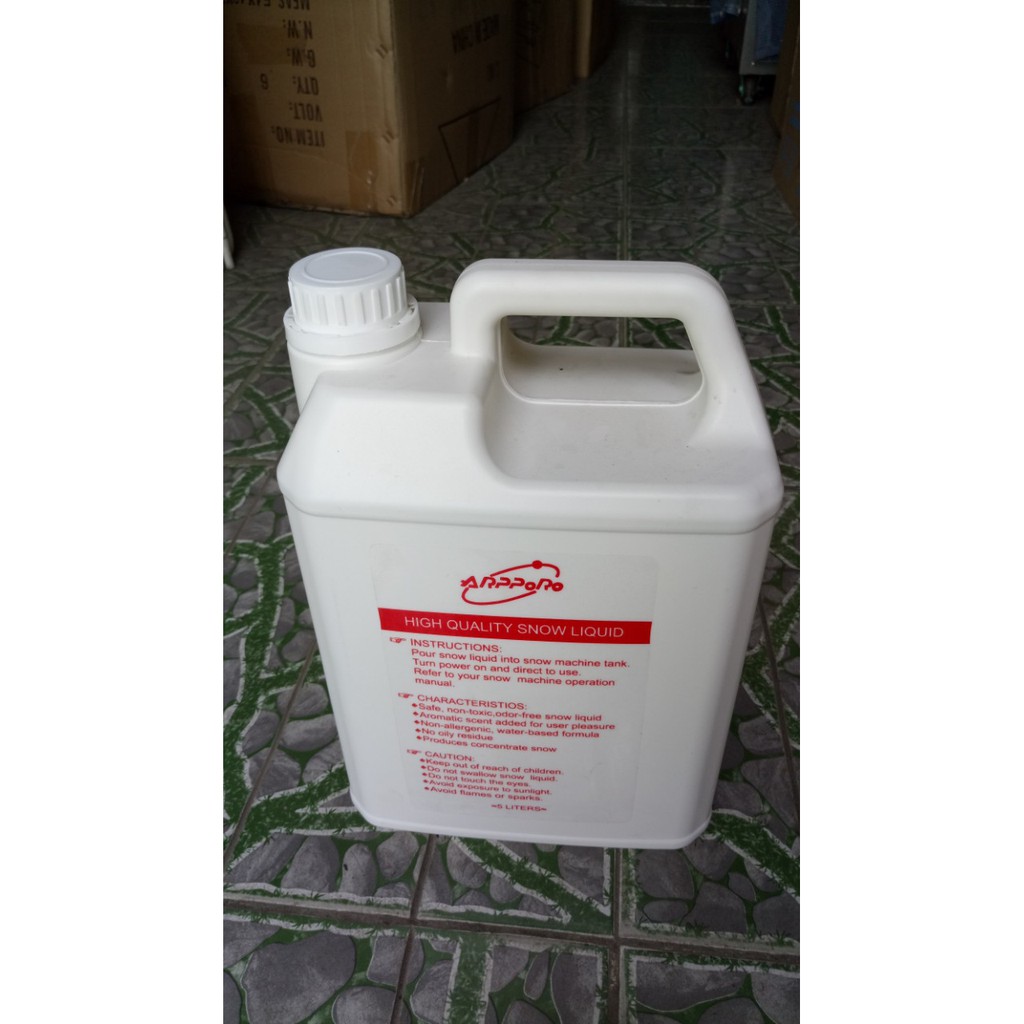 2 can Dung dịch tuyết, nước tuyết, thùng xốp 2 can nguyên liệu tạo tuyết 10 lit