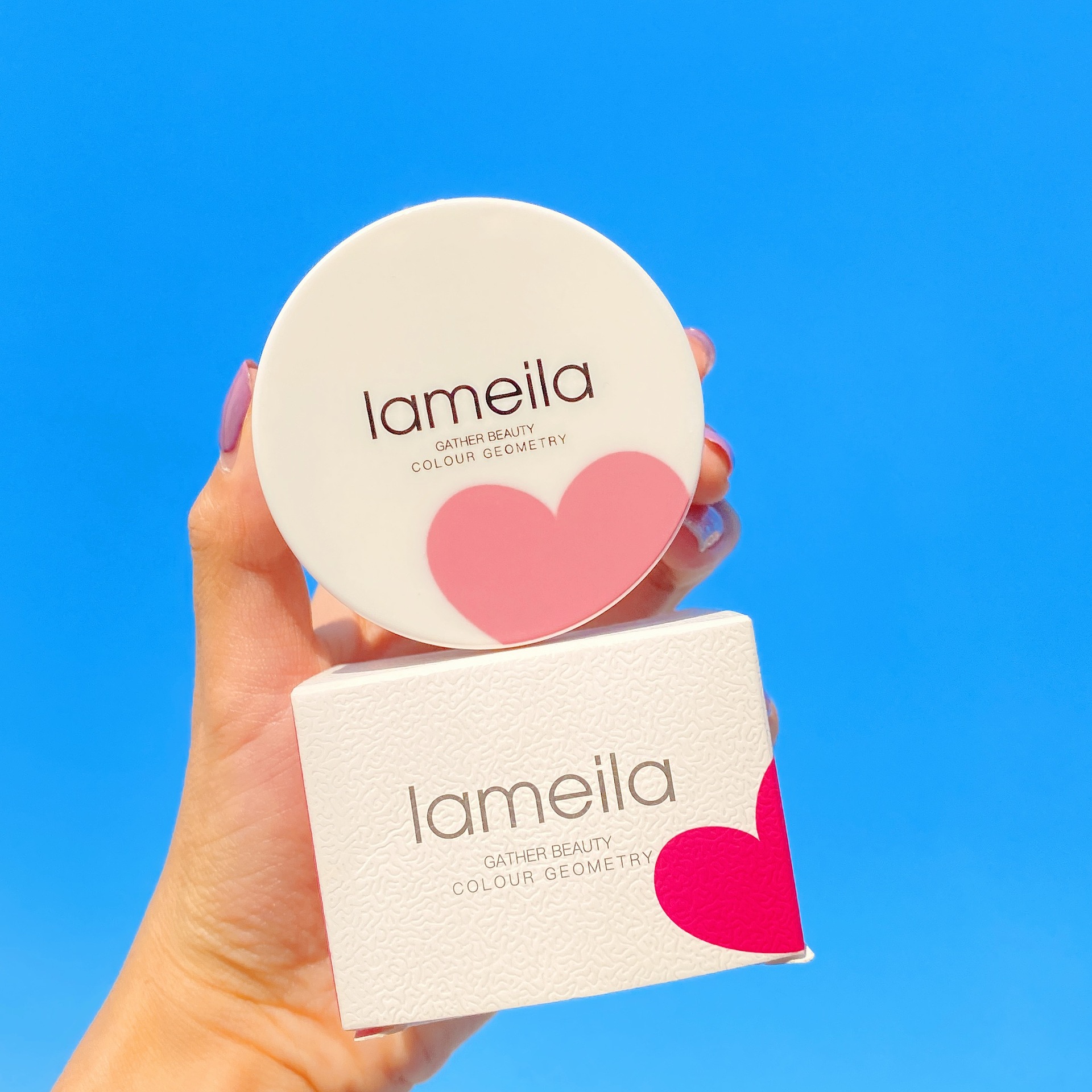 [Hàng mới về] Phấn phủ Lameila chất lượng cao kiềm dầu bền màu | BigBuy360 - bigbuy360.vn