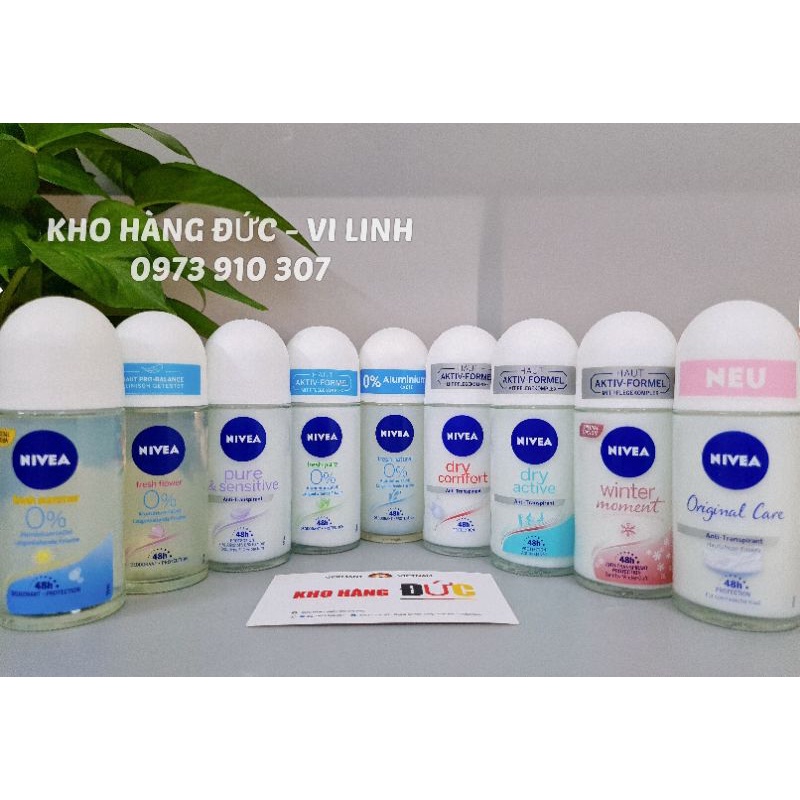 (kèm bill Đức) Lăn Nách Nivea Đức cho nam và nữ